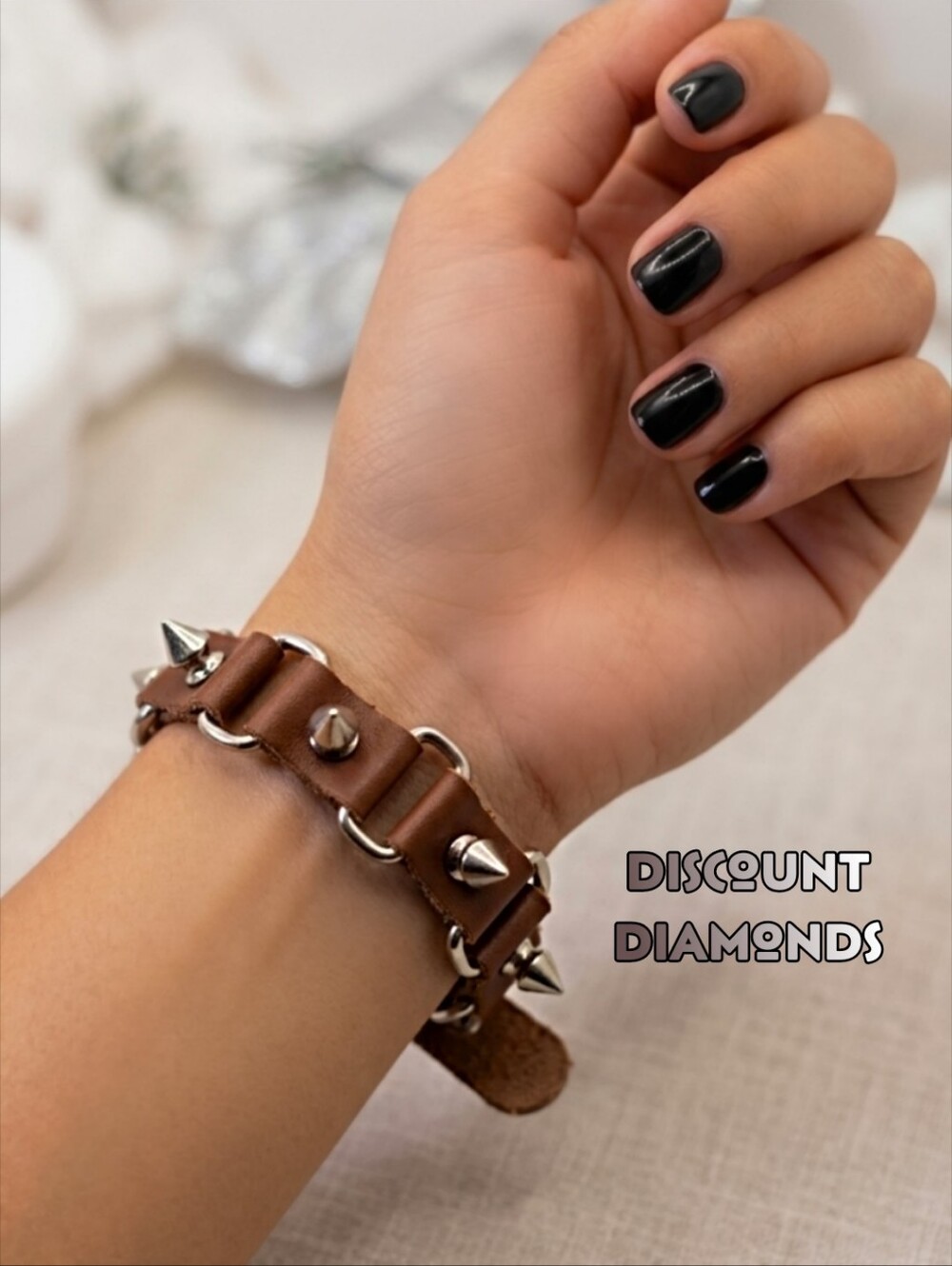 Men's Gothic Style Leather Bracelet